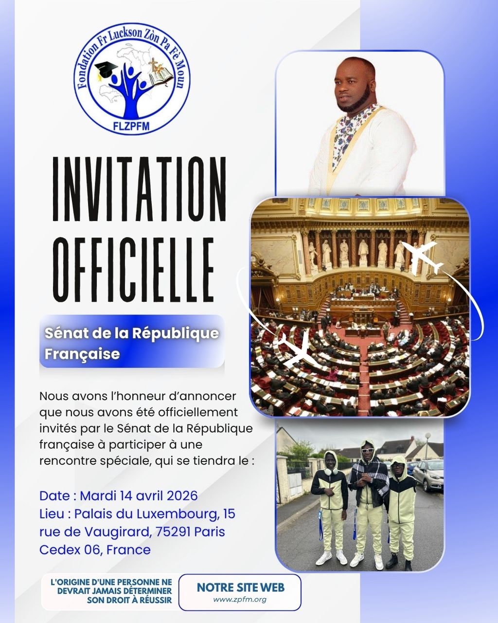 Invitation Officielle — Sénat de la République Française
